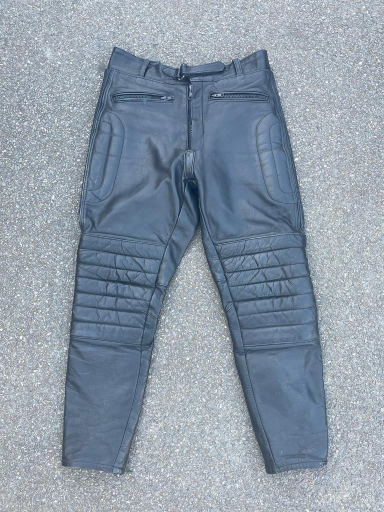 Motorcycle Leather Trousers | in Grays 